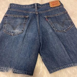 Levi's 550 Mens Denim Jean Shorts Relaxed Fit Blue Size 33
